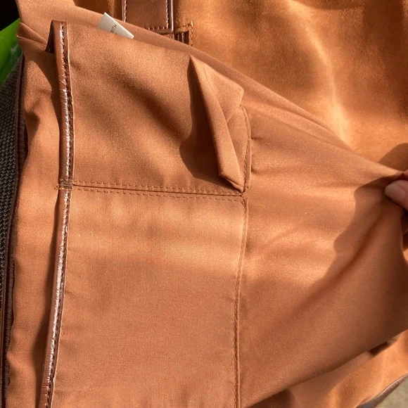 a.n.a Large Tan and Brown Suede Leather Shoulder Bag - Picture 7 of 10